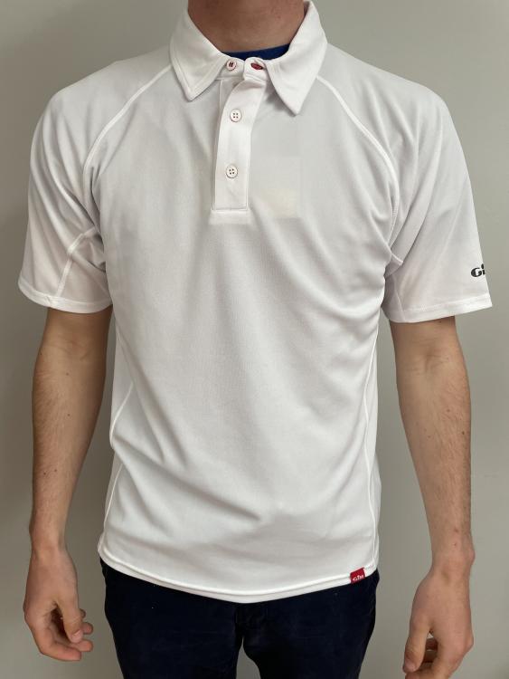 POLO HOMME GILL UV TEC - BLANC TAILLE XL